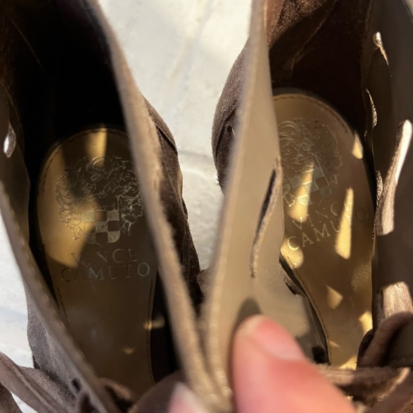 Vince Camuto Tressa Taupe Bootie Size 6.5 - Picture 6 of 11